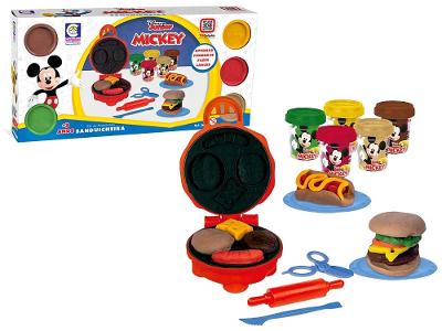 Kit Massinha Mickey Sanduicheira Cotiplas 