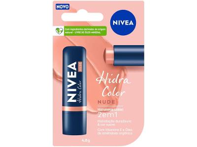 Hidratante Labial Nivea Hidra Color 2 em 1 Nude