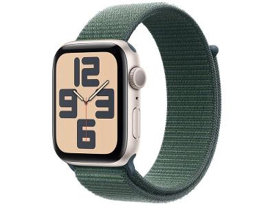 Apple Watch SE GPS Caixa Estelar de Alumínio 44mm Pulseira Loop Esportiva Verde-lago