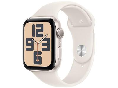 Apple Watch SE GPS Caixa Estelar de Alumínio 44mm Pulseira Esportiva Estelar M/G