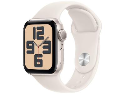 Apple Watch SE GPS Caixa Estelar de Alumínio 40mm Pulseira Esportiva Estelar M/G