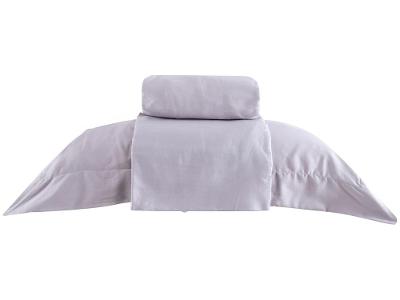 Jogo de Cama Solteiro 100% Algodão Karsten 270 Fios Domos Cinza 3 Peças