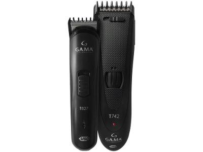 Kit Máquina de Cortar Cabelo GAMA Italy Black Titanium T747
