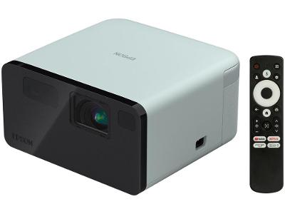 Projetor Laser Smart EpiqVision EF-21G Smart Streaming Resolução 1920x1080 Alto-falante integrado Wi-Fi e Bluetooth USB HDMI Verde Opala