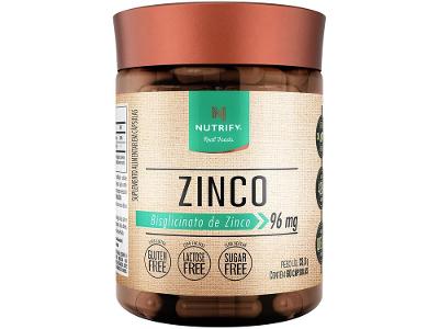 Zinco Nutrify sem Sabor Natural 60 Cápsulas 