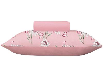 Jogo de Cama Solteiro Atlântica Delicata Rosa 2 Peças