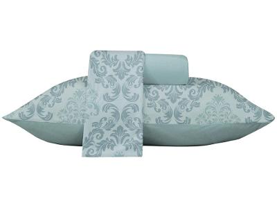 Jogo de Cama Queen Atlântica Delicata Azul 3 Peças