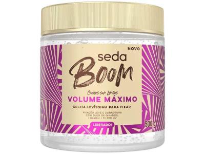 Gelatina Capilar Seda Boom Volume Máximo 500g