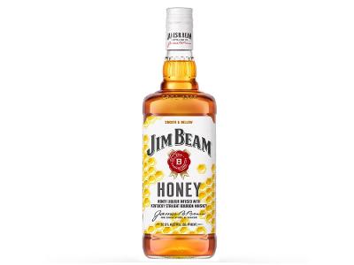 Whisky Jim Beam Honey Licor de Bourbon 4 Anos Americano 1L