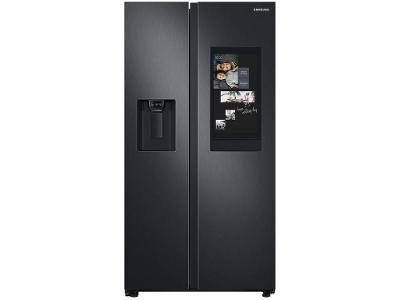 Geladeira/Refrigerador Samsung Smart Side by Side Black Inox 585L Family Hub RS58T5561
