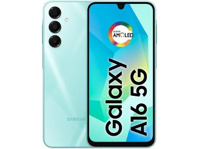 Smartphone Samsung Galaxy A16 256GB Verde Claro 5G 4GB RAM 6,7" FHD+ Câm Tripla + Selfie 13MP