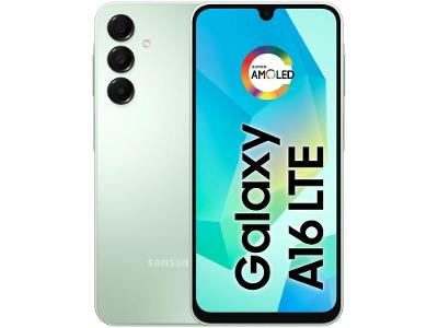 Smartphone Samsung Galaxy A16 256GB Verde Claro 4GB RAM 6,7" FHD+ Câm Tripla + Selfie 13MP