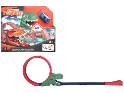 Pista Batalha na Pista Dinossauro Speed Turbo