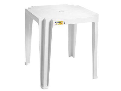 Mesa Quadrada Polipropileno Tramontina Tambaú 92314010 Branco