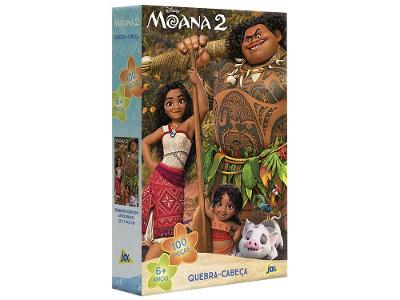 Quebra-cabeça 100 Peças Disney Moana 2 Jak Toyster