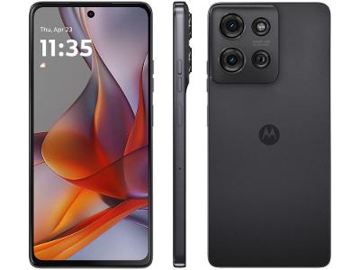 Smartphone Motorola Moto G75 256GB Preto 5G 8GB RAM 6,8" Câm. Dupla Selfie 16MP