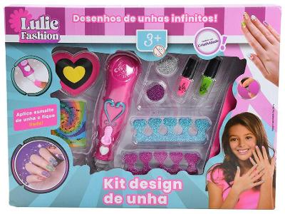 Kit Manicure Infantil Design de Unha Lulie Fashion