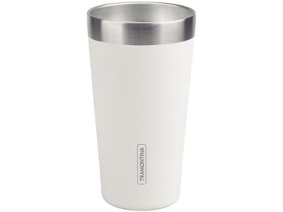Copo Térmico Parede Dupla Tramontina Exata 61646410 Branco 420ml