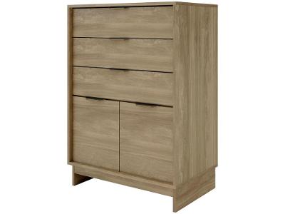 Cômoda Multiuso 3 Gavetas 2 Portas Carraro 1112