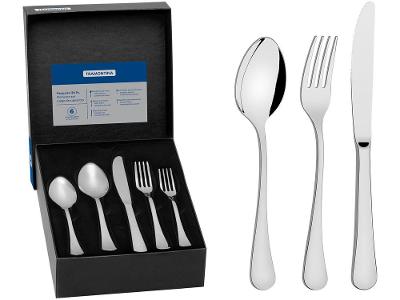 Faqueiro Tramontina Inox 30 Peças para Sobremesa Zurique