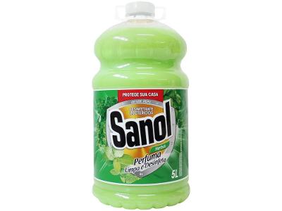 Desinfetante Líquido Sanol 2020 Concentrado Herbal 5L