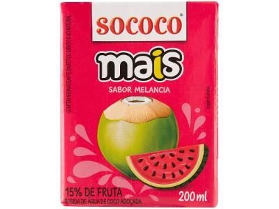 Água de Coco Sococo Mais Natural 200ml