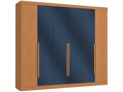 Guarda-roupa Casal 4 Gavetas 6 Portas Kappesberg Roma