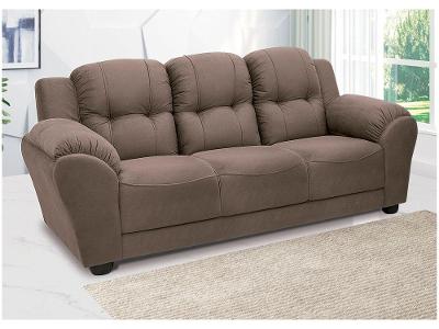Sofá 3 Lugares Suede Adágio Linoforte