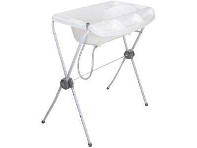 Banheira de Bebê com Suporte Kiddo Chuá Cinza