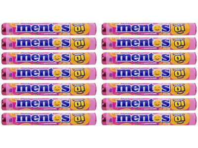 Bala Mentos Fruit Fruit 608g Display 16 Unidades