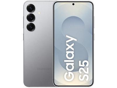 Samsung Galaxy S25 5G 256GB Galaxy AI Prata 6,2" 12GB RAM Câm. Tripla 50+12+10MP Bateria 4000mAh Dual Chip