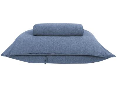Jogo de Cama Solteiro Atlântica Mescla Urban Azul Suave 2 Peças