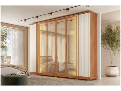 Guarda-roupa Casal 4 Gavetas 6 Portas Caemmun Quinn