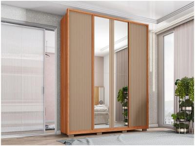 Guarda-roupa Casal 3 Gavetas 4 Portas Caemmun Lior