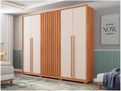 Guarda-roupa Casal 4 Gavetas 6 Portas Caemmun New Comodus