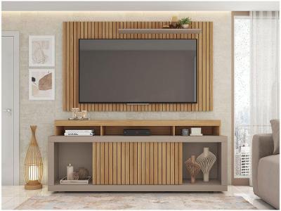 Rack para TV até 60” com Painel 2 Portas Caemmun New Oscar