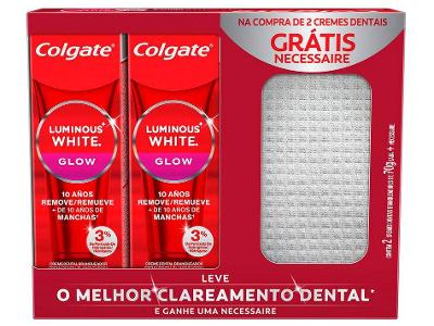 Creme Dental para Dentes Sensíveis Colgate Glow Xtreme Temperatures 70g 2 Unidades