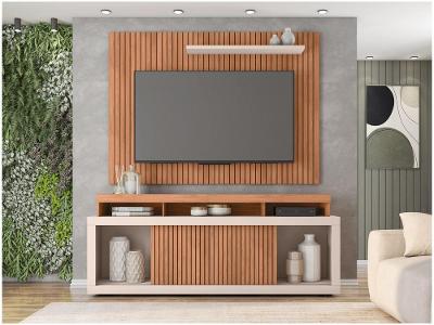 Rack para TV até 70" com Painel 2 Portas Caemmun Aegon