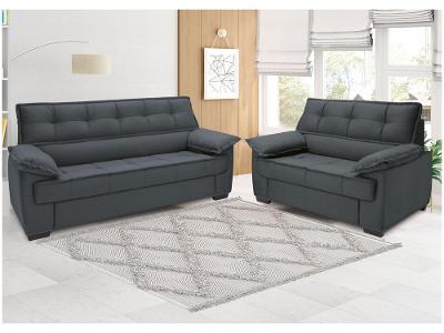 Conjunto de Sofás 2 e 3 Lugares Lisboa Linoforte
