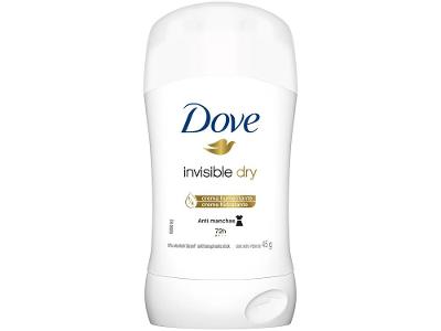 Desodorante em Barra Antitranspirante Dove Invisible Dry 48 Horas 45g