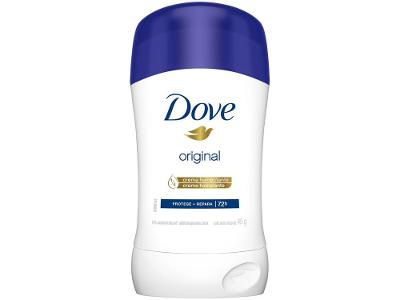 Desodorante em Barra Antitranspirante e Hidratante Dove Original 72 Horas 45g