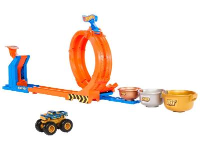 Pista Hot Wheels Monster Trucks Troféu Bigfoot