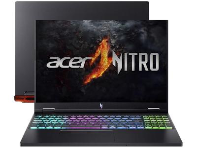 Notebook Gamer Acer Nitro 16 Intel Core i7 512GB SSD 32GB RAM 16" IPS NVIDIA RTX 4060 8GB Windows 11