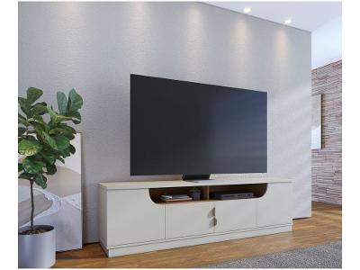 Rack para TV  Até 75" 4 Portas Colibri Santorini