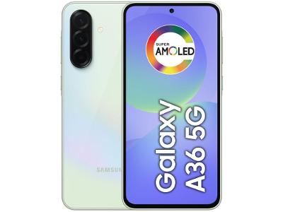 Smartphone Samsung Galaxy A36 256GB 5G 6GB RAM Verde 6,7" Câm. Tripla + 12MP