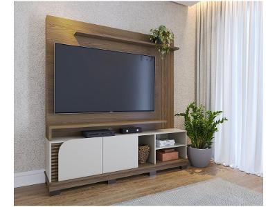 Estante para TV até 75" 2 Portas Colibri Jurerê
