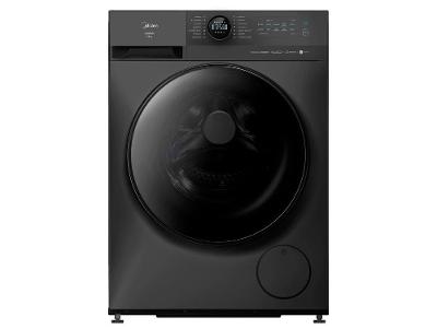 Lavadora de Roupas Midea Slim 11kg HealthGuard Smart Inverter Água Fria e Quente Titanium MF201D110WB/GK-02
