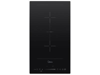 Cooktop 2 Bocas Elétrico Midea Touch Digital Preto Acendimento Automático CFBD22