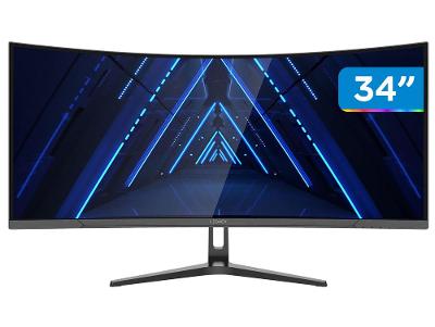 Monitor Gamer Curvo 34" 180Hz 1ms Full HD R1500 Legacy GW34WQ180 2 HDMI 2 DisplayPort Freeysnc G-sync