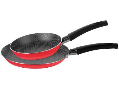 Conjunto de Frigideira e Tapioqueira Multiflon Antiaderente de Alumínio 2 Peças Gourmet